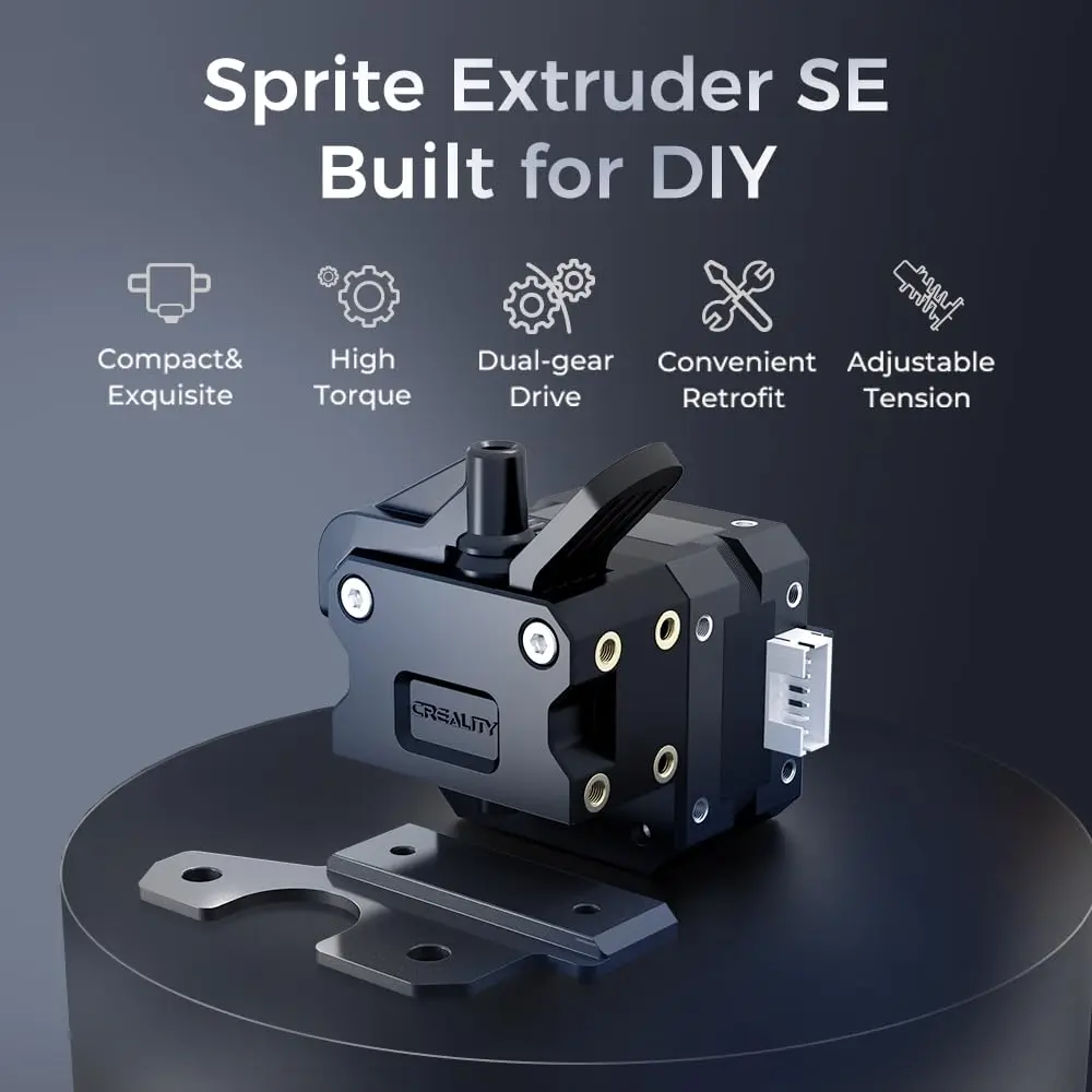 Creality Ender 3 Sprite Direct Drive 3D Printer Extruder Upgrade Kit with Dual Gear, High Torque | Compatible with Ender 3 Series - view 2