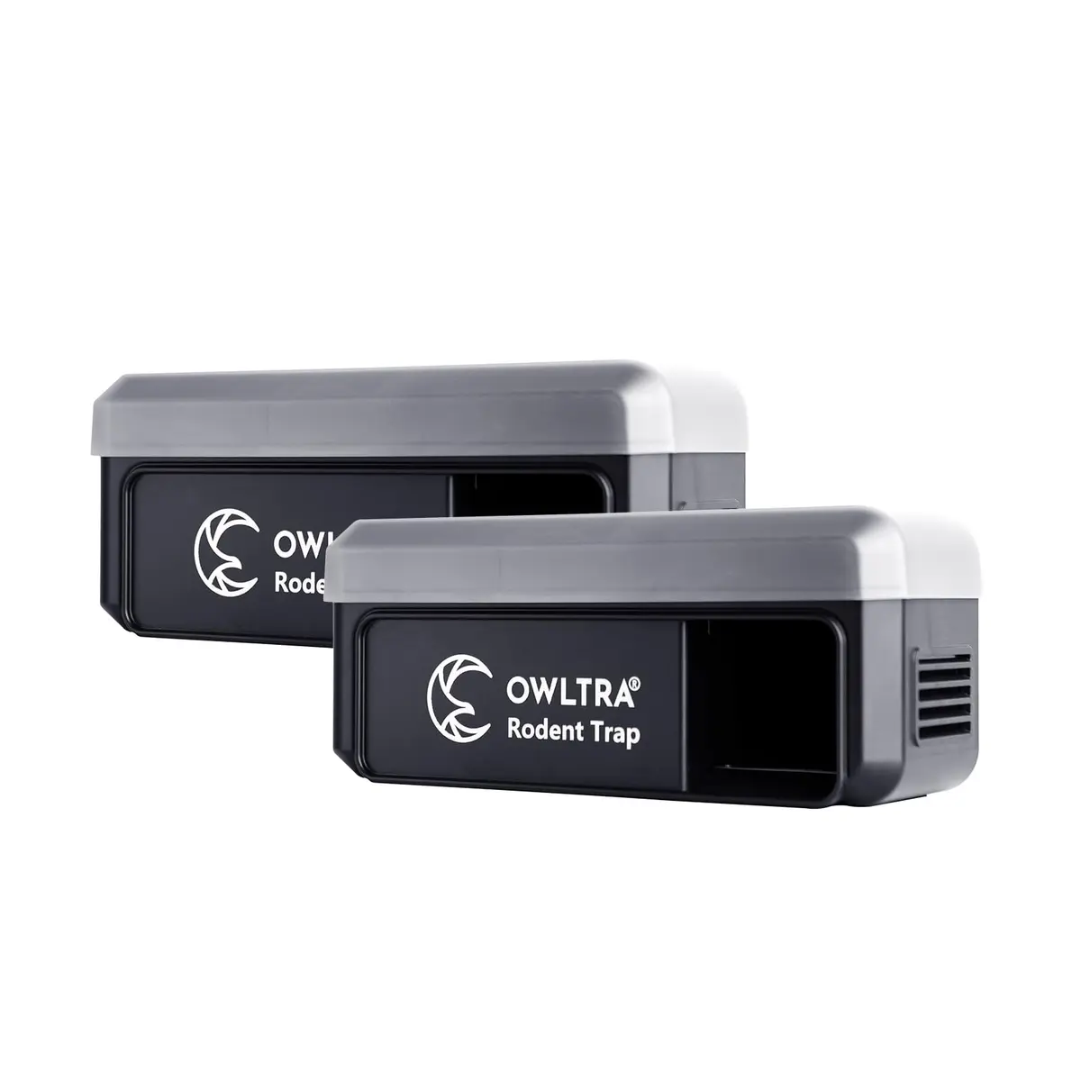 OWLTRA 2 Pack OW-7 In-/Outdoor Electric Rodent Trap Waterproof Grade IPX4 | Humane Mouse & Rat Control - main product image