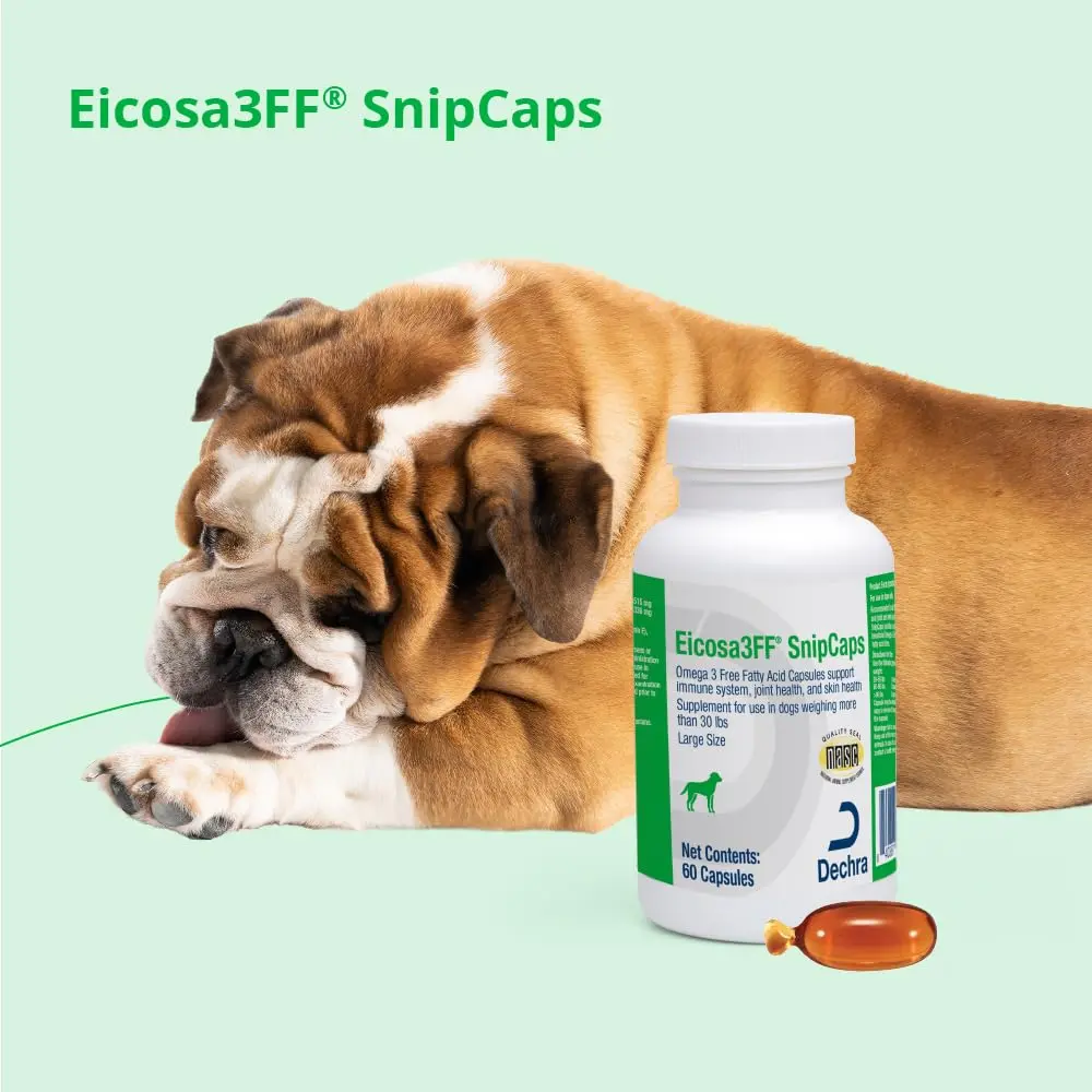 Eicosa3FF SnipCaps Omega 3 Capsules for Dogs Large 60 ct | Supports Skin & Coat - view 6