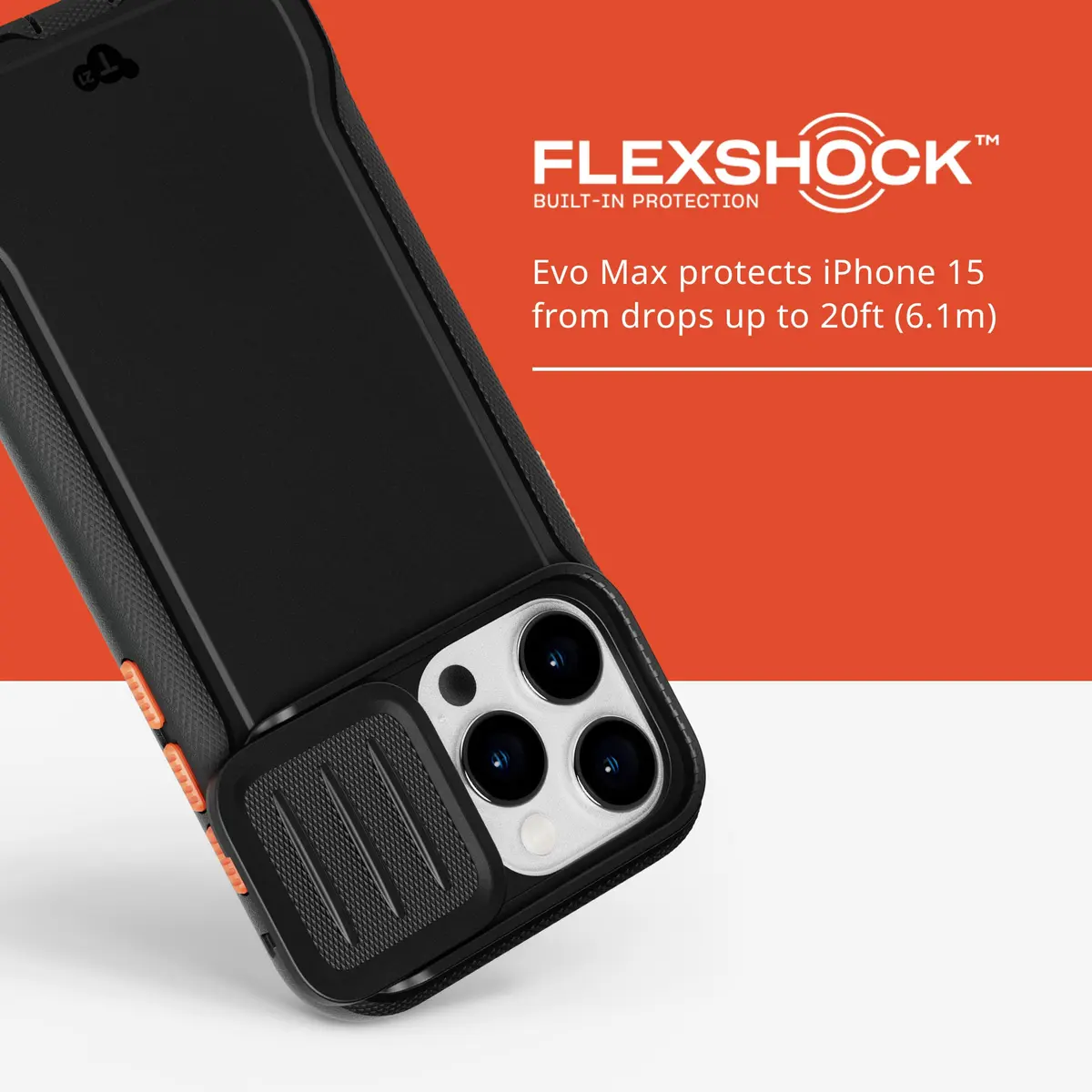 tech21 Evo Max case for iPhone 15 Pro Max | Impact & MagSafe Protection - view 4