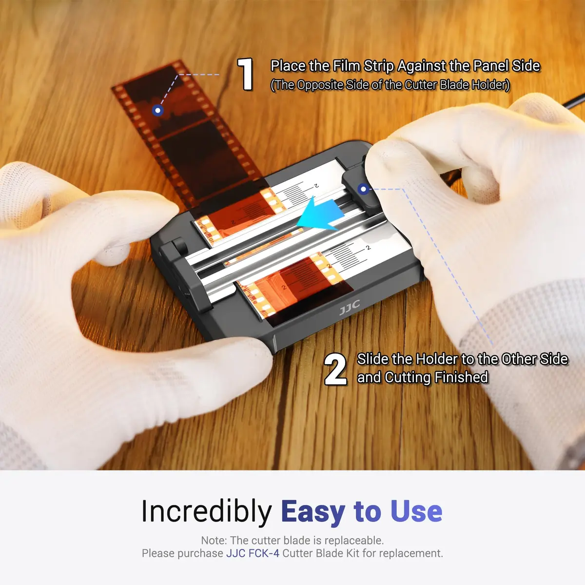Kiorafoto 35mm 120 Film Cutter with Backlit Panel | Precise, Stable & Easy to Use for Film Processing - view 5