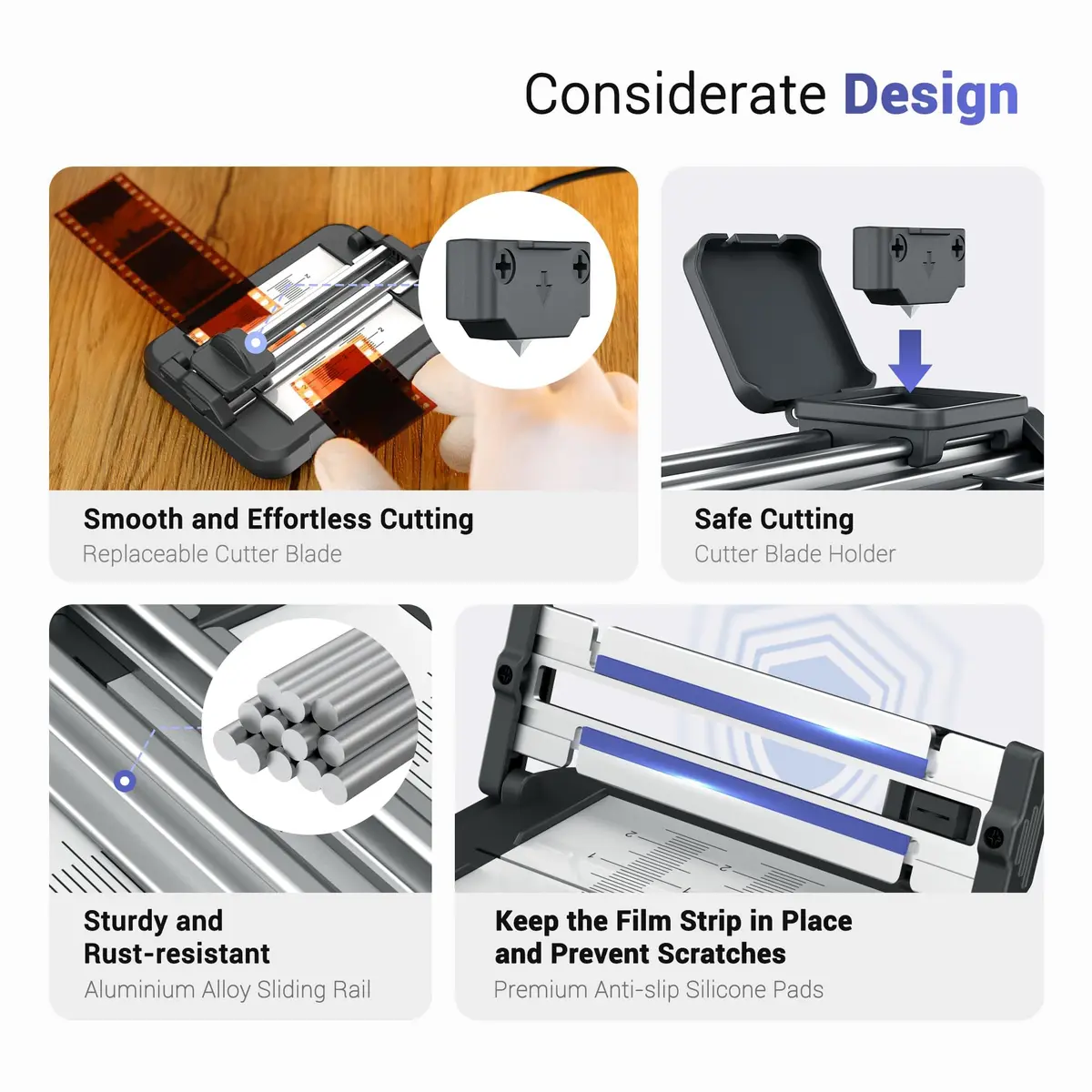 Kiorafoto 35mm 120 Film Cutter with Backlit Panel | Precise, Stable & Easy to Use for Film Processing - view 3