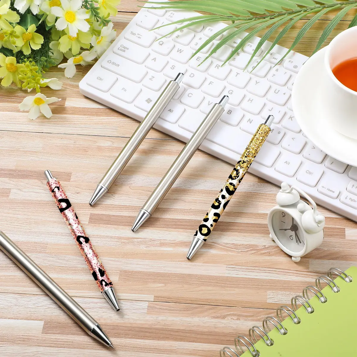 Qilery 25 Set Stainless Steel Blank Epoxy Pens | Smooth Ink Flow for DIY Crafts - view 7