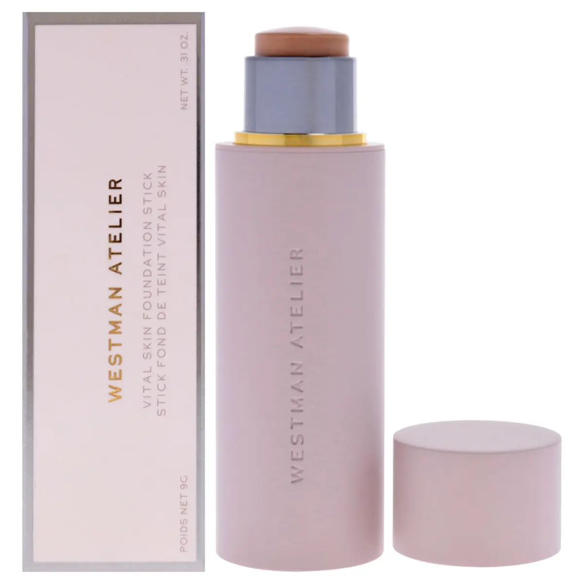 WESTMAN ATELIER Vital Skin Foundation Stick 0.31 oz | Weightless, antioxidant-rich cream for all skin types - main product image