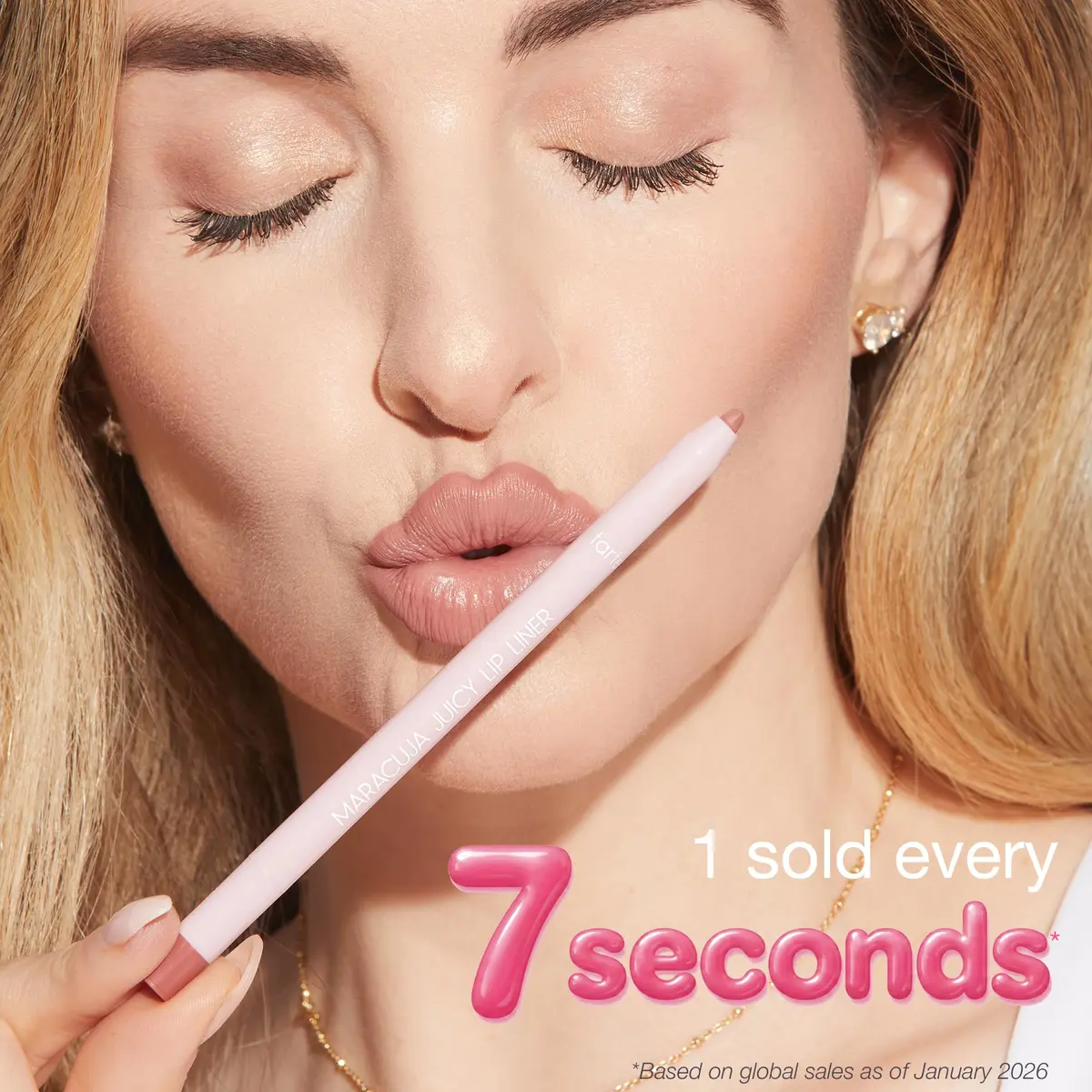 tarte maracuja juicy lip liner – Creamy, Matte, Lip Liner with Hyaluronic Acid, Vegan & Cruelty-Free, full size, soft pink | Hydrating, Matte Finish - view 6