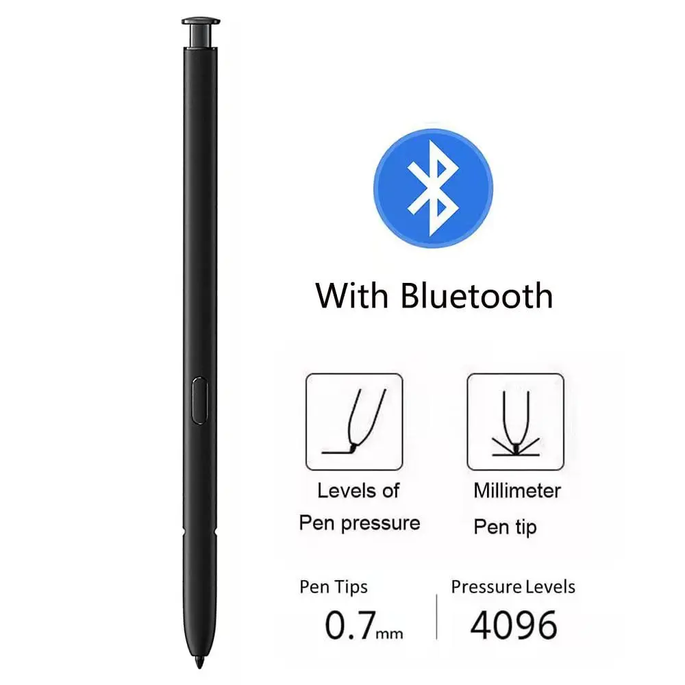 Galaxy S23 Ultra S Pen Replacement (Bluetooth) Phantom Black | Full-featured stylus with tips - view 3
