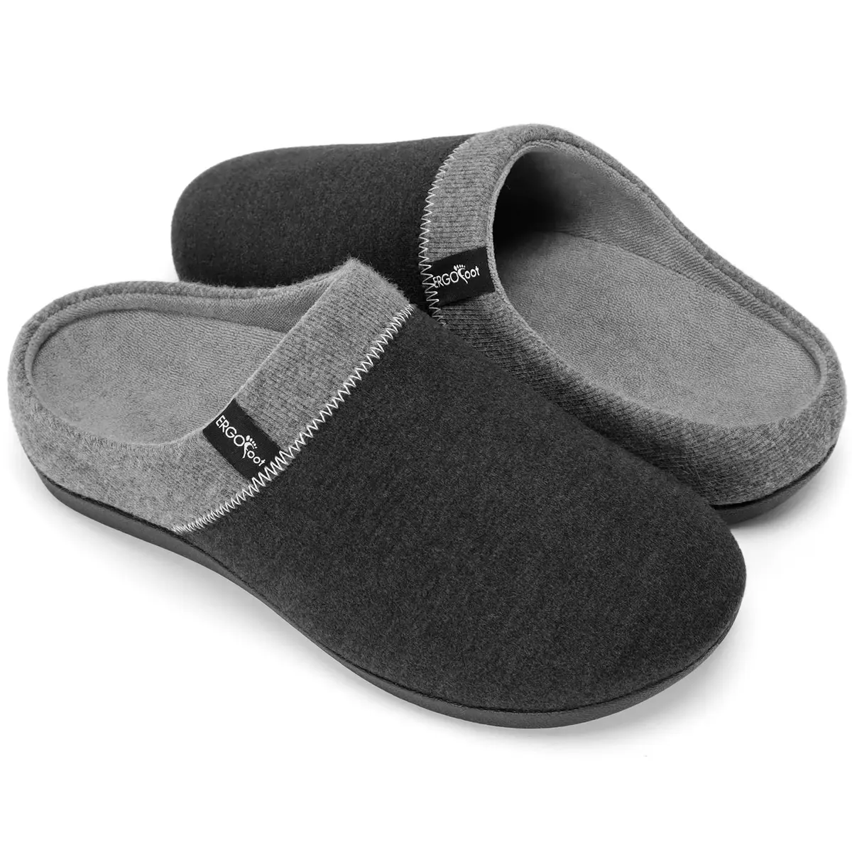 ERGOfoot Orthopedic Slippers for Women & Men with Arch Support | 3cm (1.18in) Heel Height - main product image