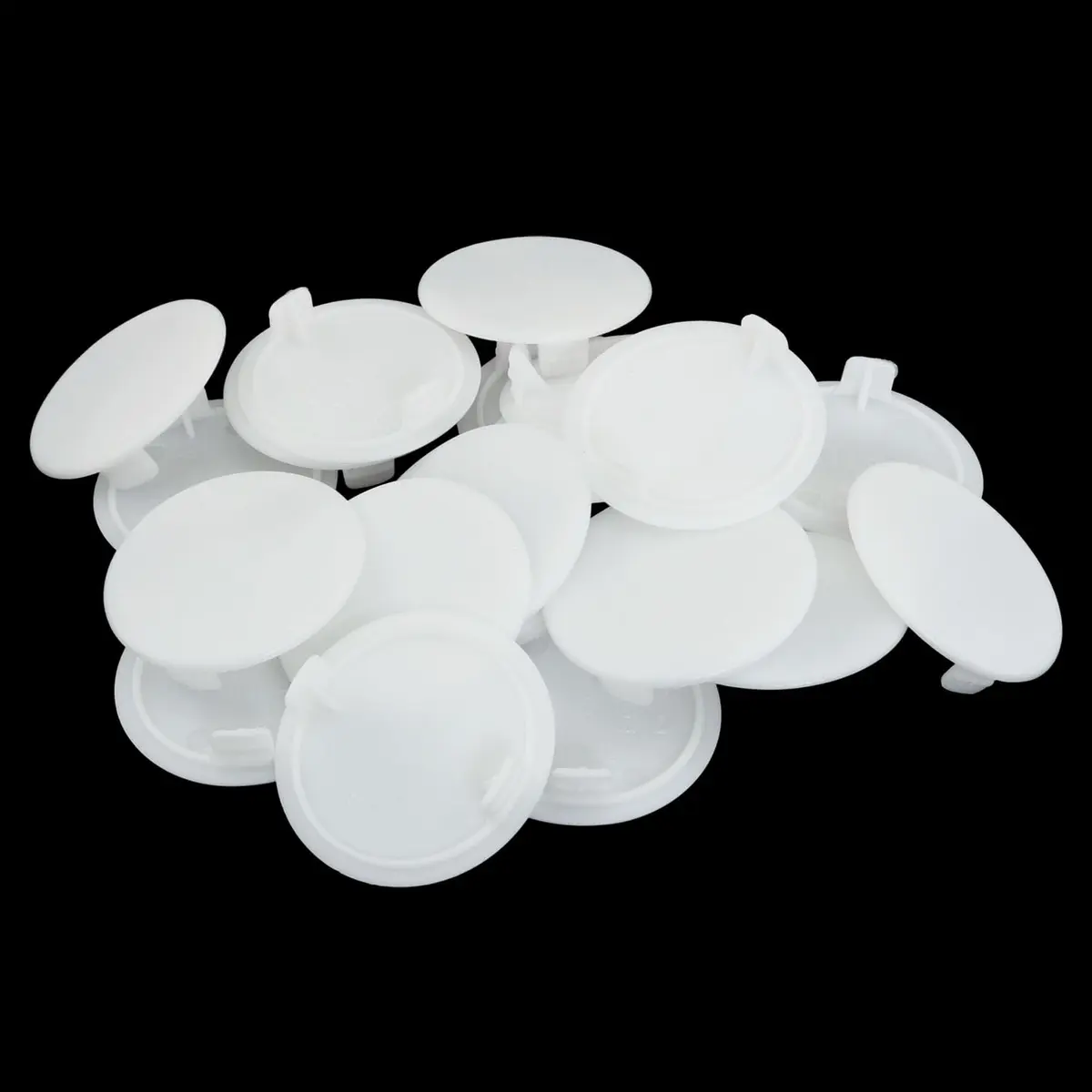ITROLLE White 20PCS 35mm Concealed Hinge Hole Cover Plug Cap | Moisture-Proof Furniture Hardware - view 4
