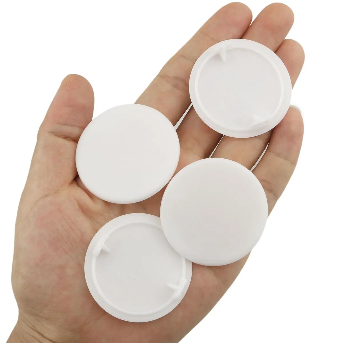 ITROLLE White 20PCS 35mm Concealed Hinge Hole Cover Plug Cap | Moisture-Proof Furniture Hardware - view 5