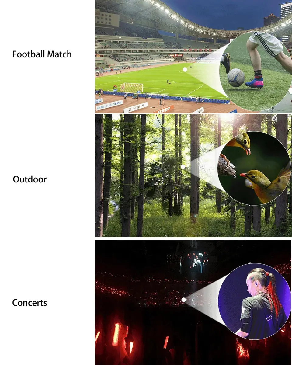 WenTigDY Mini Monocular Telescope 2000X24mm | 8000M-80000M Field of View - view 6
