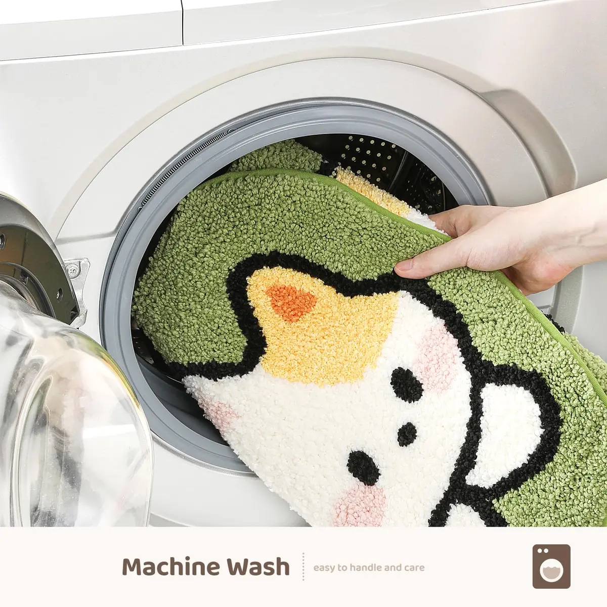 Molesun Cat Bath Mat 20x31 Inch | Soft Absorbent Microfiber Rug with Non-Slip TPR Backing - view 7