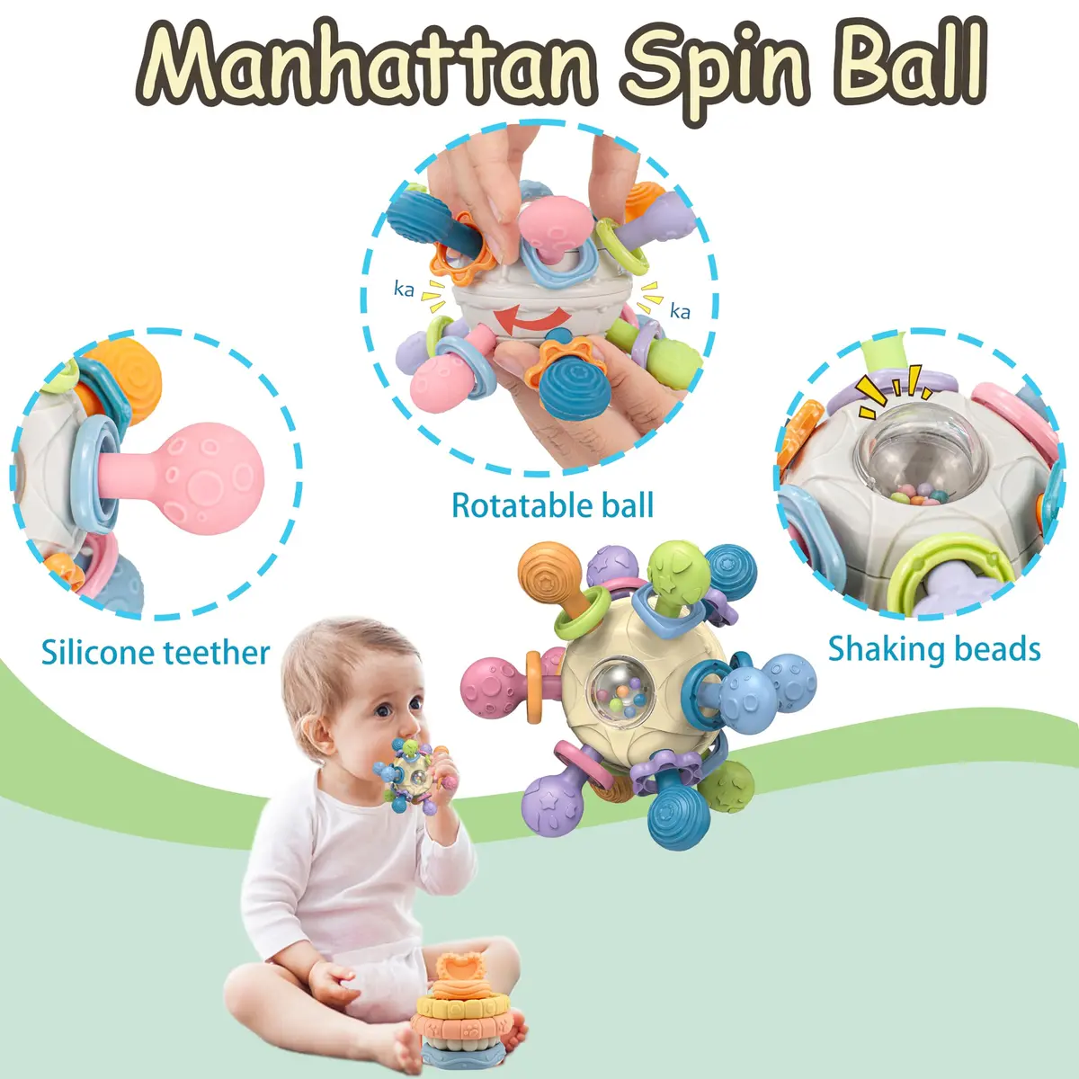 i diy Baby Toys 0-6-12 Months | Montessori & Sensory Play Set for 1+ Year - view 5