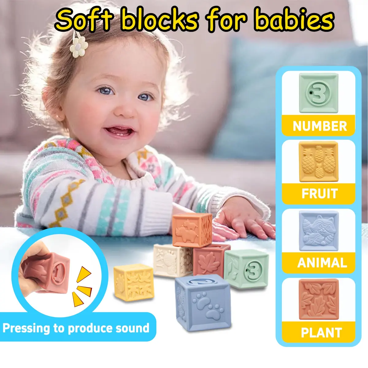 i diy Baby Toys 0-6-12 Months | Montessori & Sensory Play Set for 1+ Year - view 2