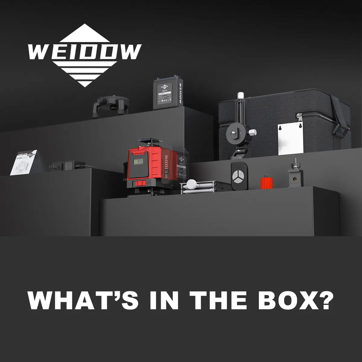 WEIDDW Laser Level 360° Green Cross Line Self Leveling Laser Measuring Tool | 7-10m Indoor Range, ±2mm Accuracy - view 4