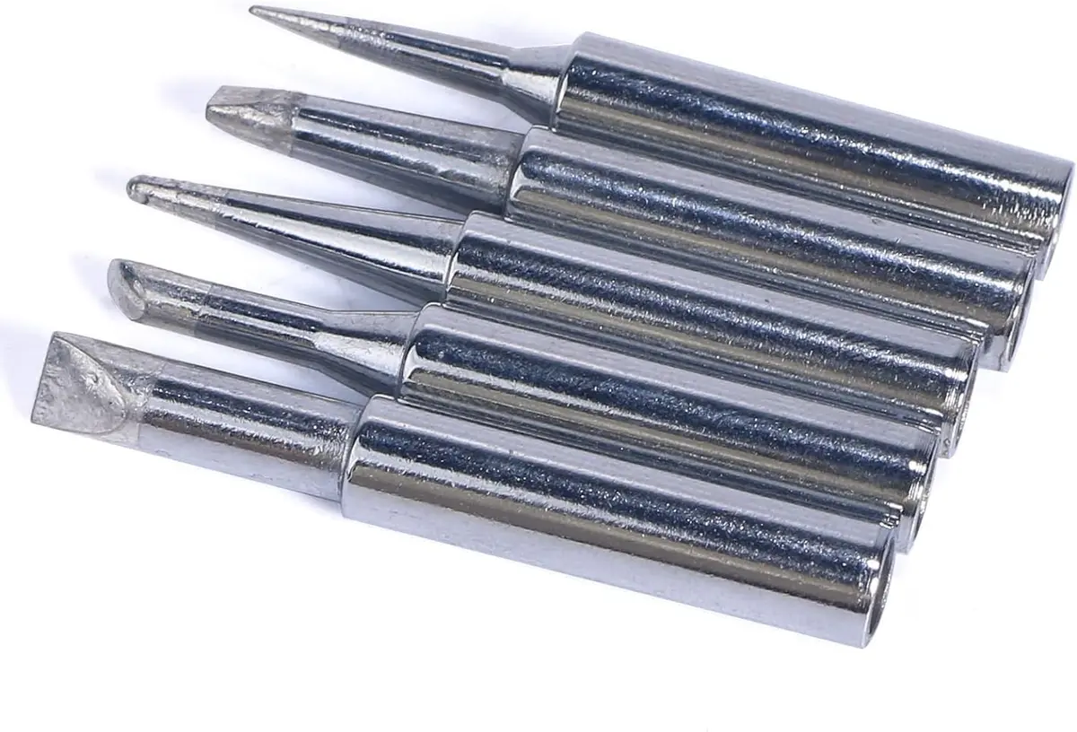 WEP #1400 Soldering Iron Tips Set (5PCS) Long-Life Type for WEP 927-IV, 948-III, 926LED V1, 948DQ-III, and 938BD-I Soldering Station - main product image