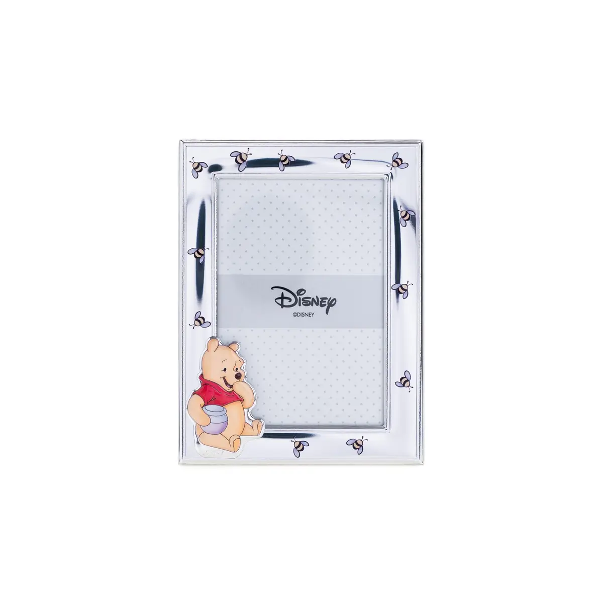 VALENTI & CO. Disney Baby Winnie The Pooh Silver Photo Frame 9x13cm | Children's Bedroom Decor & Gift - main product image