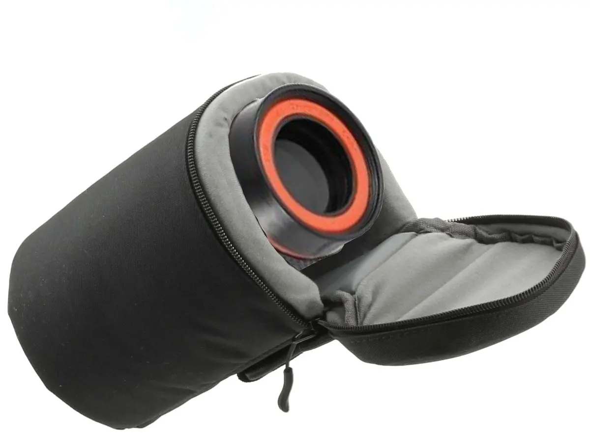 Navitech Water Resistant Camera Lens Case | Compatible with Canon RF 100-400mm F5.6-8 USM | Black - view 2