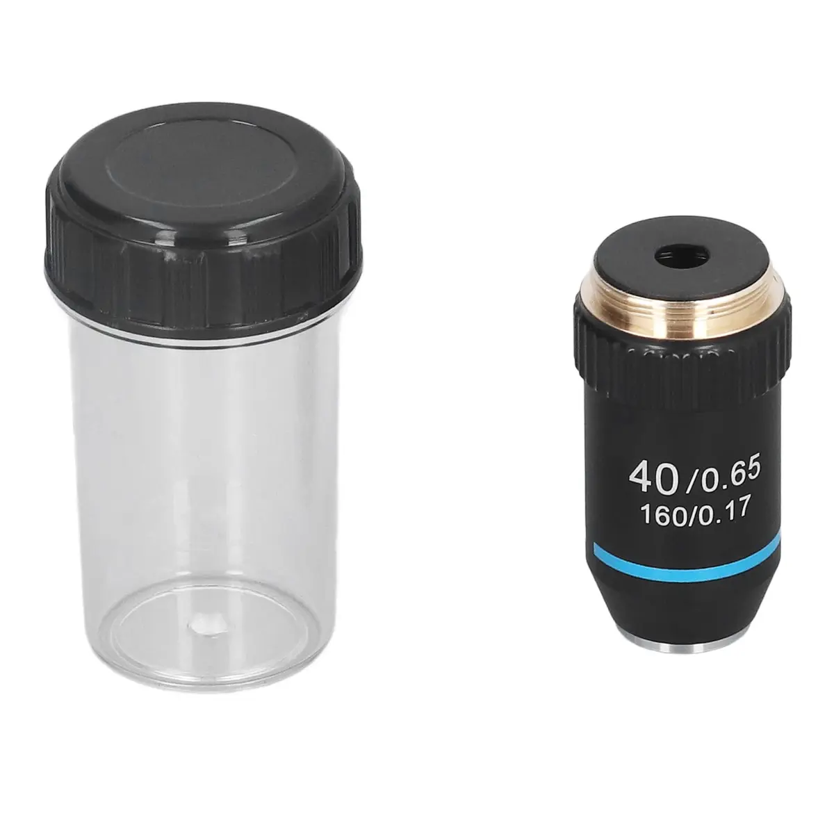 Fafeicy 40X Achromatic Microscope Objective Lens | Brass, 20.2mm RMS Interface, Bright & Sharp Imaging - view 6