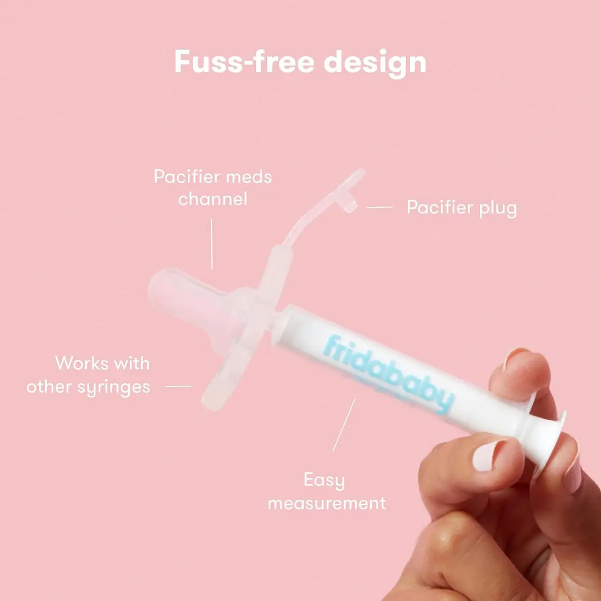 Frida Baby Medi Frida Accu-Dose Pacifier Medicine Dispenser & Digital Thermometer | Hospital-Style Comfort & 10-Sec Fever Read - view 4