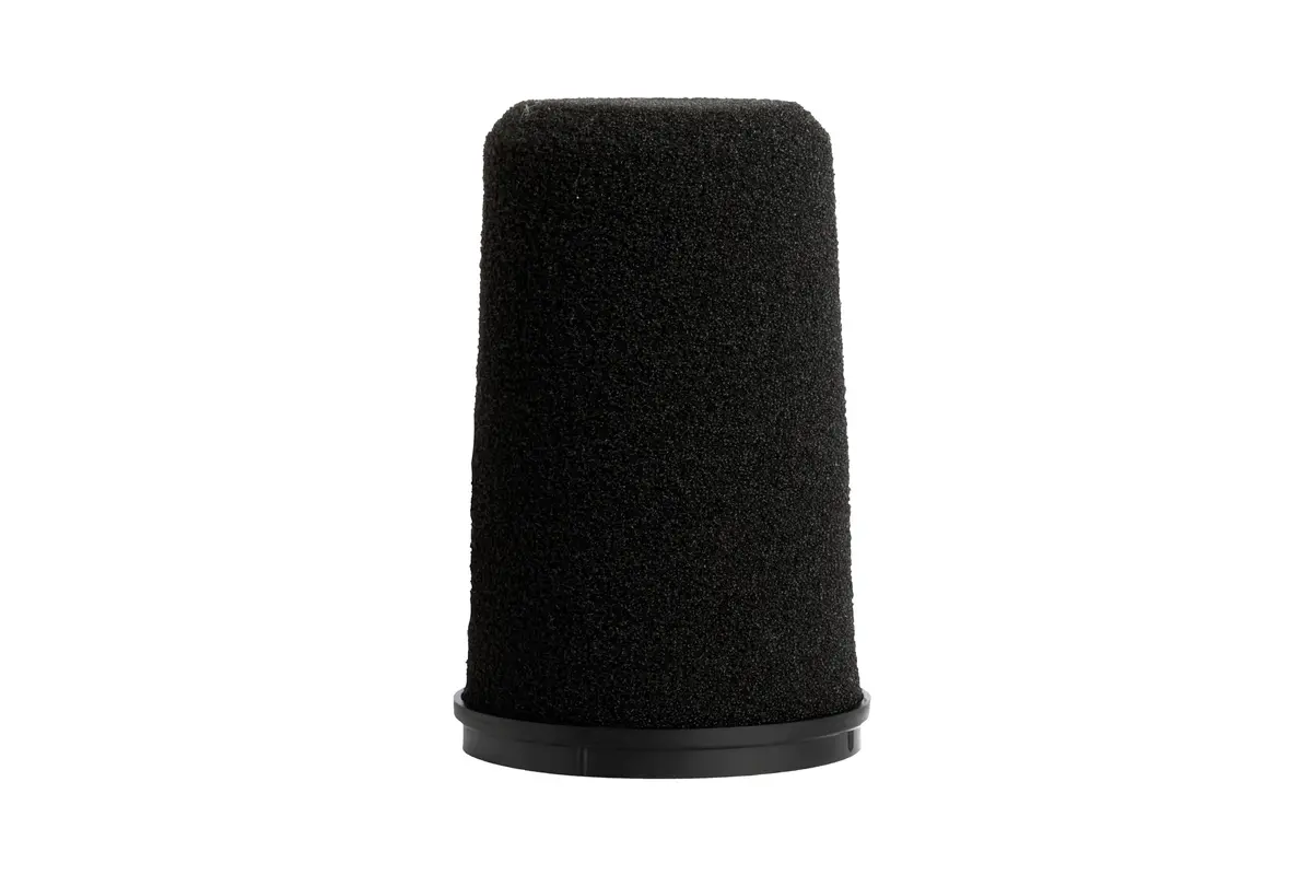 Shure SM7dB Replacement Windscreen – Foam Pop Filter for SM7dB Microphone Only, Not Compatible with SM7B, MV7, MV7+ or Other Microphones, Black | Precision-fit foam pop filter - main product image