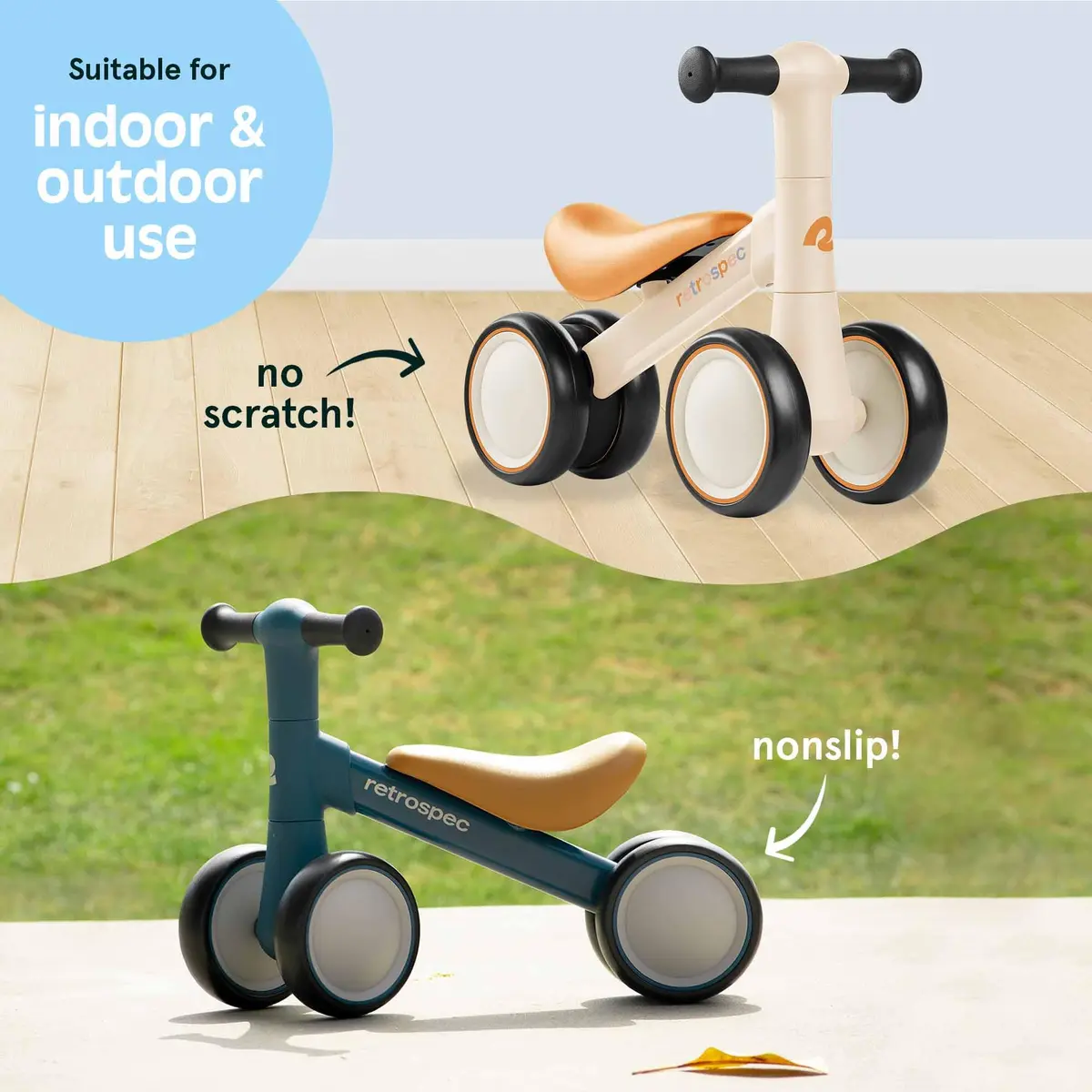 Retrospec Cricket Baby Walker Balance Bike for 12-24 Months | Toddler Ride-On Toy for Boys & Girls - view 5