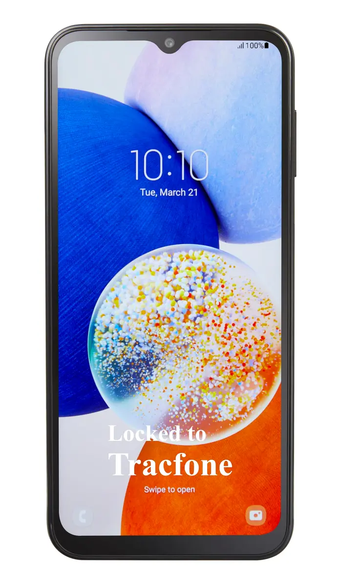 Tracfone Samsung Galaxy A14 5G 64GB | 13MP Front, 50MP Triple Camera, 6.6" AMOLED, 5G, Locked to Tracfone - main product image