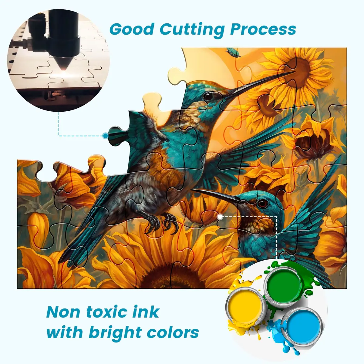 WSCXSC 24 Large Piece Puzzle for Seniors | Dementia & Elderly Friendly, Easy & Bright Colors (70-120 chars) - view 6