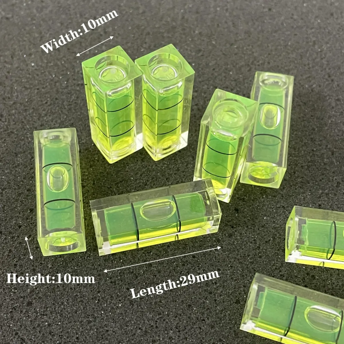 ZUJHPYMI Mini Square Bubble Level 10x10x29mm | Precision Layout Tool for Instruments - view 3