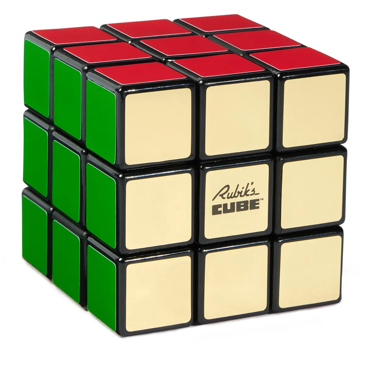 Rubik's Cube 50th Anniversary Retro Puzzle Cube & Brain Teaser Fidget Toy | Classic 3x3 Vintage Design, Collectible & Brain-Boosting - main product image