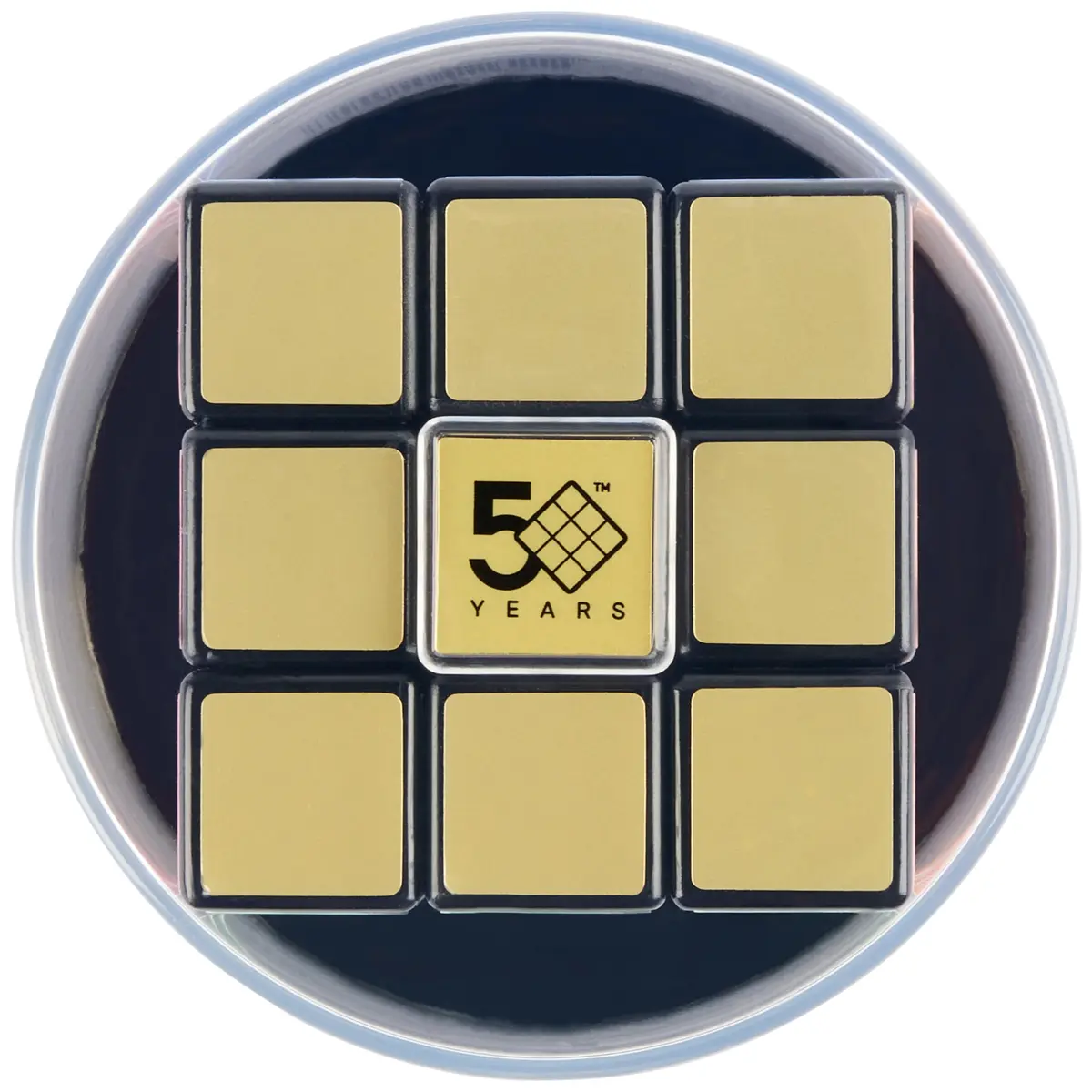 Rubik's Cube 50th Anniversary Retro Puzzle Cube & Brain Teaser Fidget Toy | Classic 3x3 Vintage Design, Collectible & Brain-Boosting - view 8