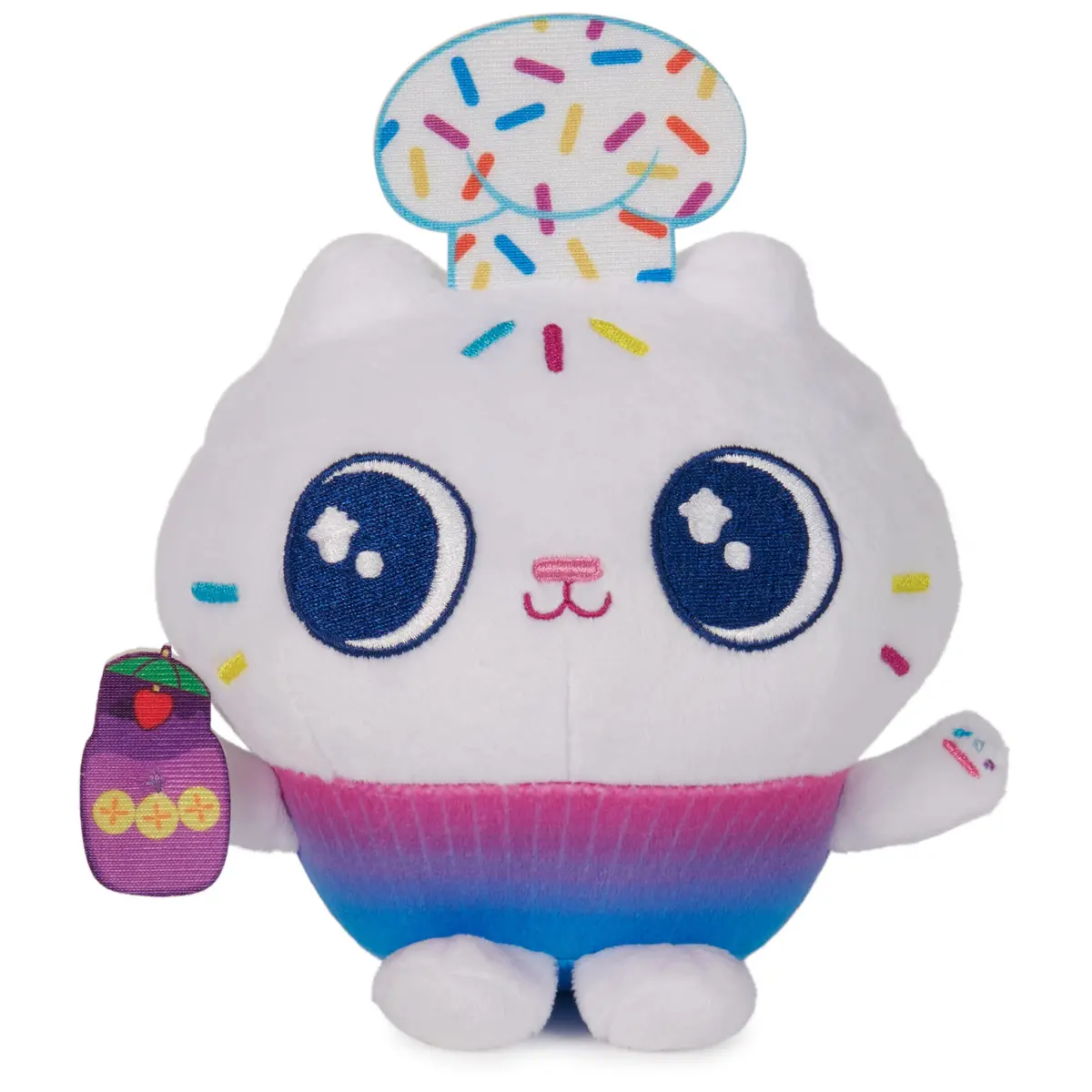 DREAMWORKS GABBY'S DOLLHOUSE 6-inch Cakey Cat Plush Celebration Series | Soft, Cuddly & Imaginative (120 chars) - main product image