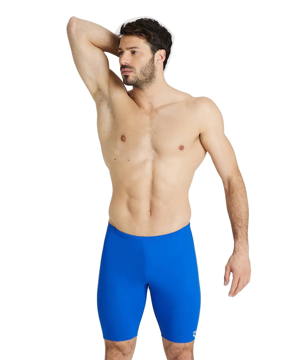 ARENA Feel Men's Dynamo Swim Jammer Knee-Length Swimwear Royal Blue | Chlorine-Resistant, Quick-Drying, US Size 40 - main product image