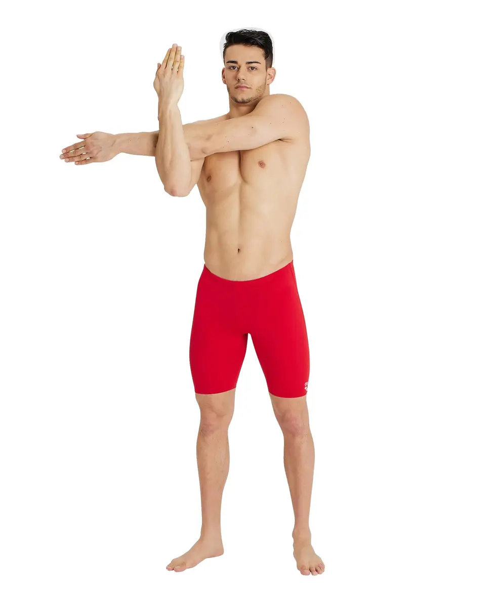 ARENA Feel Men's Dynamo Swim Jammer Knee-Length Swimwear Red US Size 20 | Chlorine-Resistant, Quick-Drying, Supportive Fit - view 7