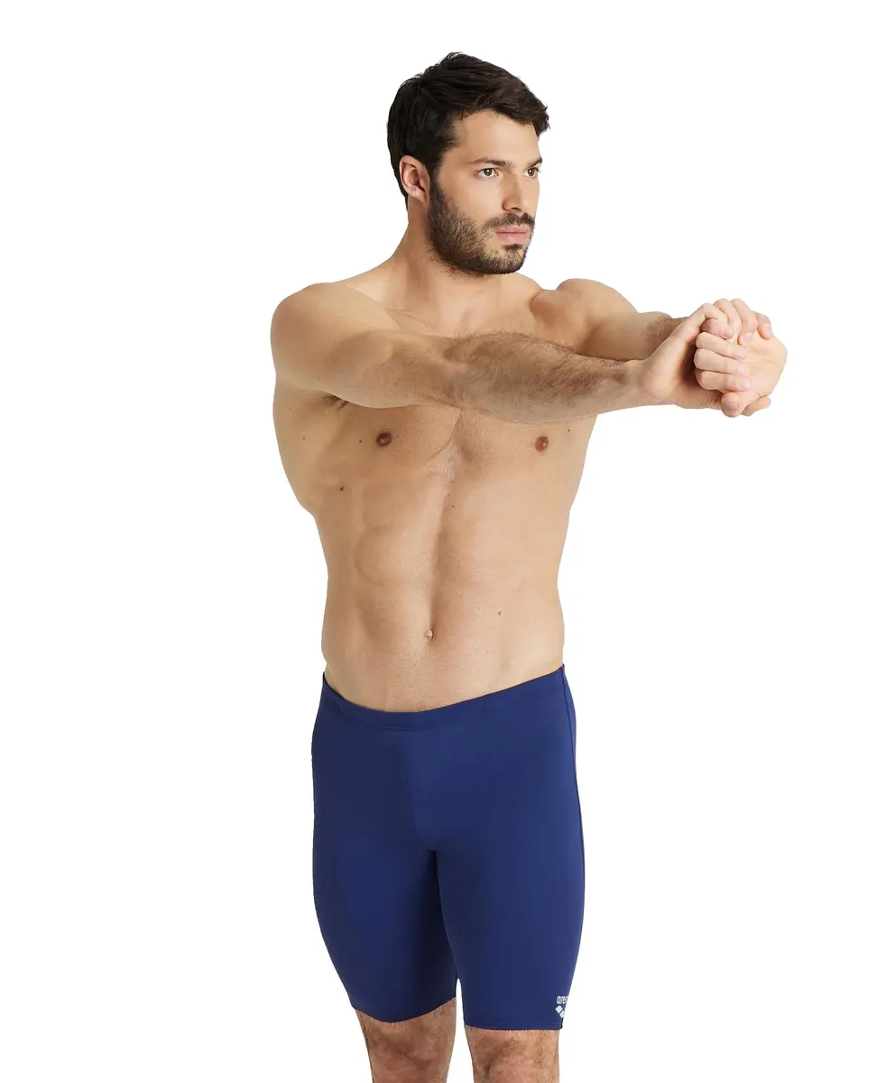 ARENA Feel Men's Dynamo Swim Jammer Knee-Length Swimwear Navy US Size 40 | Chlorine-Resistant & Quick-Drying - main product image