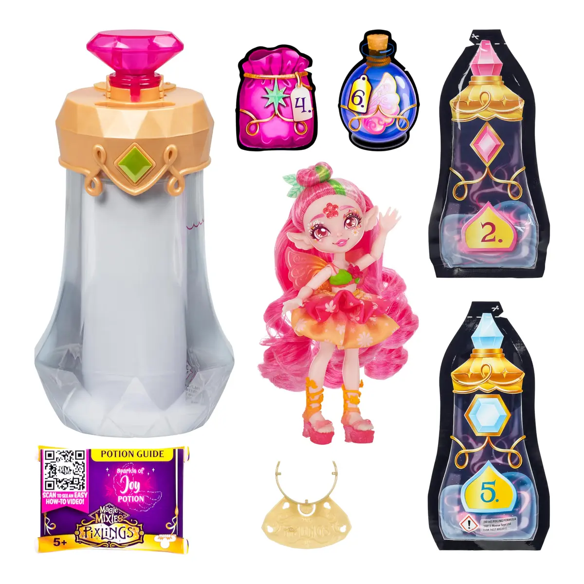 Magic Mixies Pixlings Faye The Fairy Pixling | Create & Reveal 6.5" Doll with Potion Magic - view 3