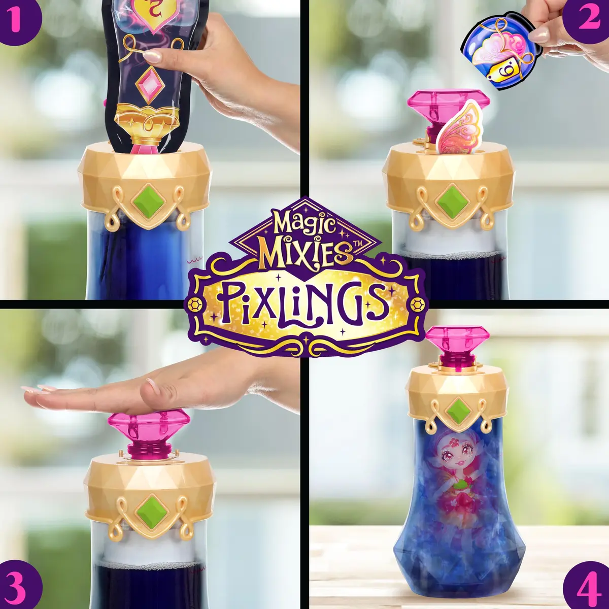Magic Mixies Pixlings Faye The Fairy Pixling | Create & Reveal 6.5" Doll with Potion Magic - view 4