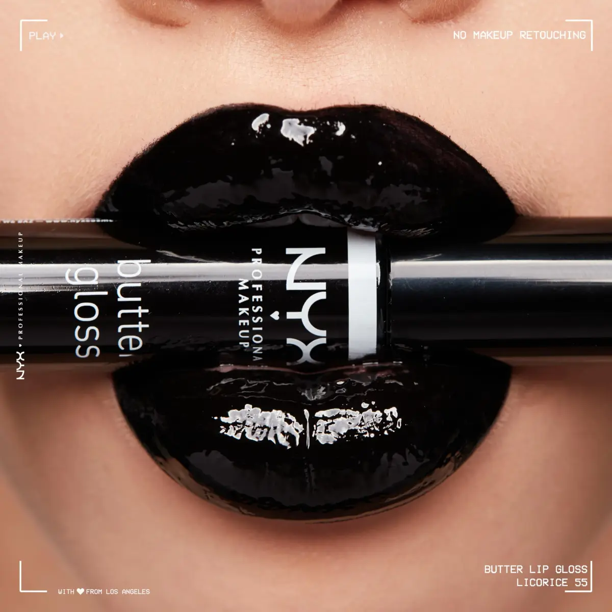NYX PROFESSIONAL MAKEUP Butter Gloss Lip Gloss, Licorice (Black) 8ml (0.27 Fl Oz) | Sheer to Medium Coverage - view 4