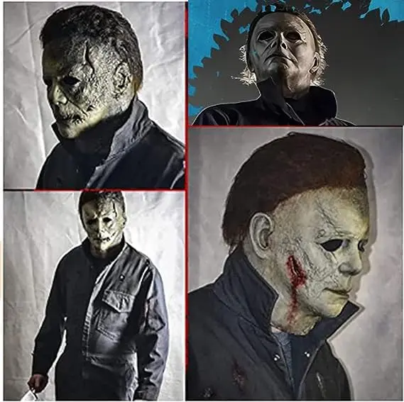 CSUJEE Michael Myers Mask, Halloween Horror Masquerade Costume, Scary Cosplay (Style 3) | Adult Unisex - view 5