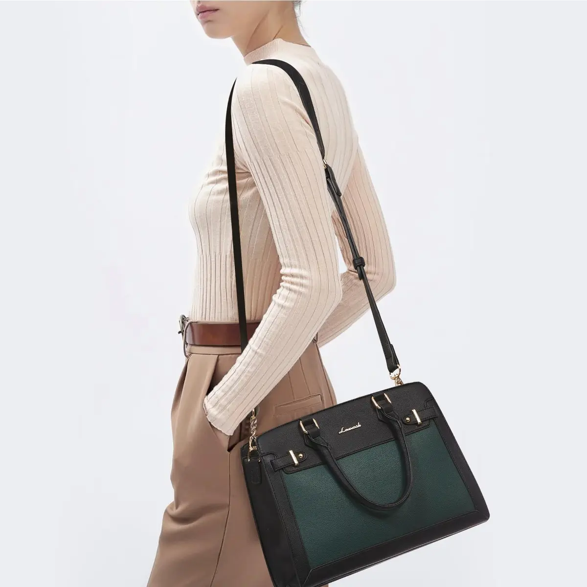 LOVEVOOK Handbags for Women, PU Leather Tote & Shoulder Bag | Spacious, Stylish & Durable - view 7