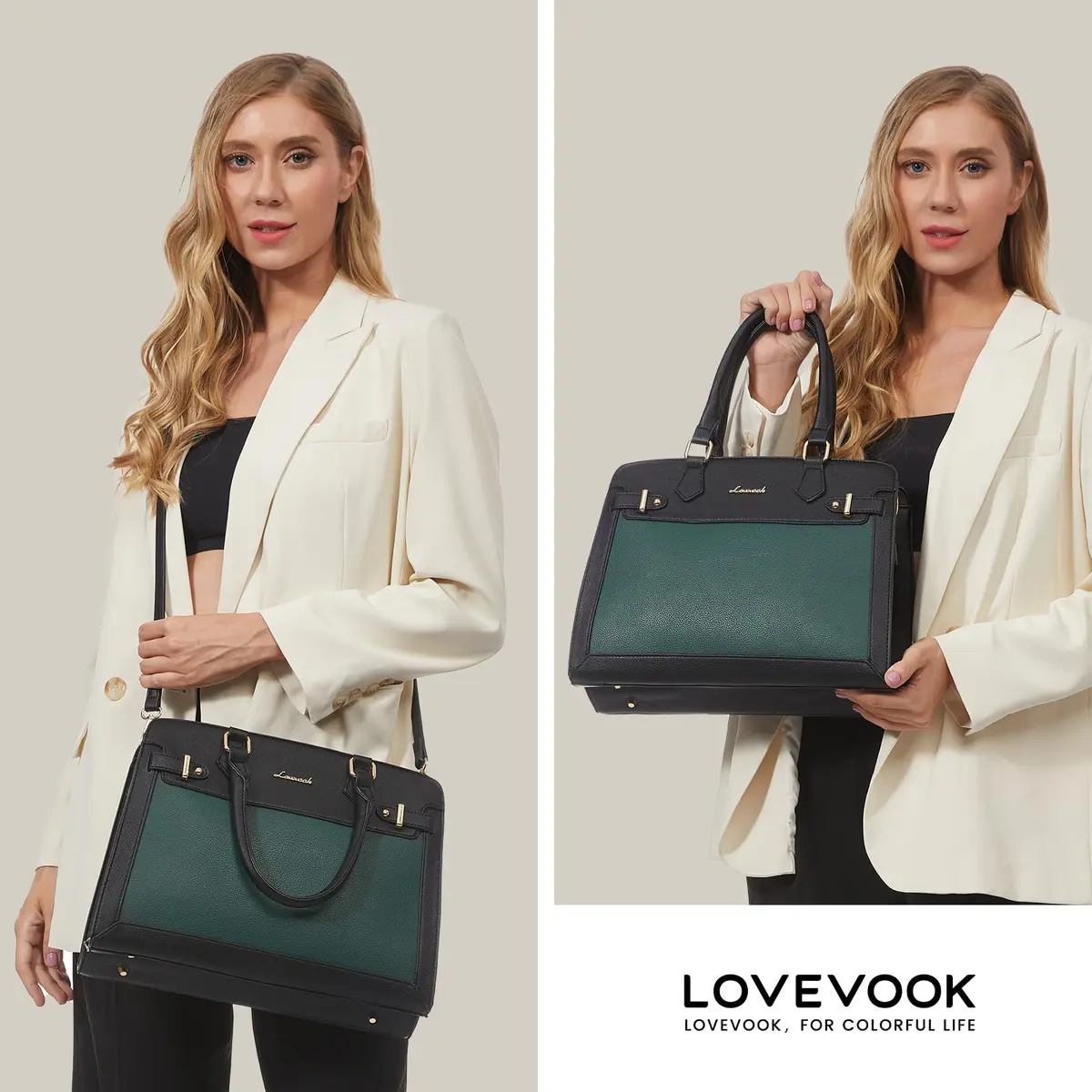 LOVEVOOK Handbags for Women, PU Leather Tote & Shoulder Bag | Spacious, Stylish & Durable - view 2
