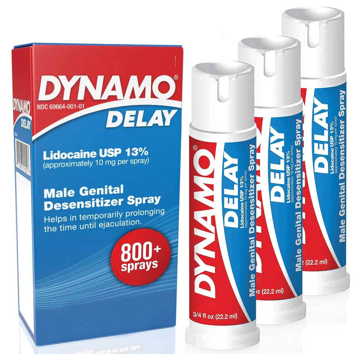 Screaming O Dynamo Delay Desensitizing Spray for Men | Over 270 Sprays, Prolong Climax, Reduce Sensitivity, Made in USA - main product image