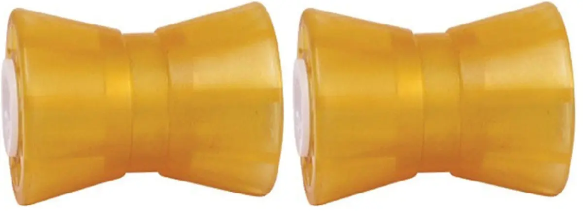 Tie Down 5" PVC Guided Keel Roller | Salt-Resistant Boat Trailer Guide (Pack of 2, 1 Count) - main product image