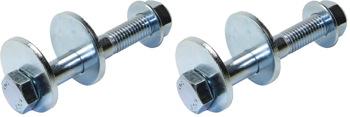 MOOG K100132 Steering Pinion Angle Adjusting Bolt (Pack of 2) | Precision Cam Bolt for Dodge Ram 2000-2009 | Silver Aluminum - main product image