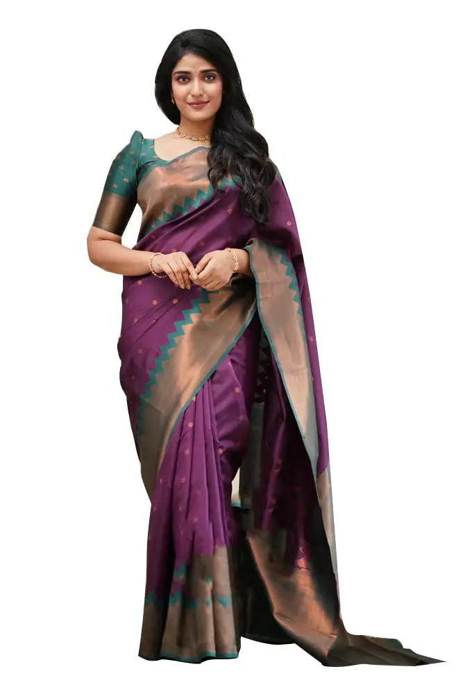 Avantika Fashion Women's Soft Silk Saree with Blouse Piece | Kanjivaram, Free Size, Elegant & Comfortable - main product image
