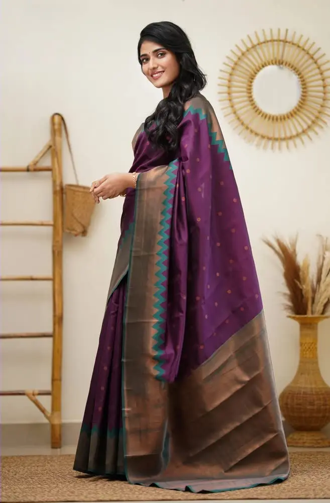 Avantika Fashion Women's Soft Silk Saree with Blouse Piece | Kanjivaram, Free Size, Elegant & Comfortable - view 4