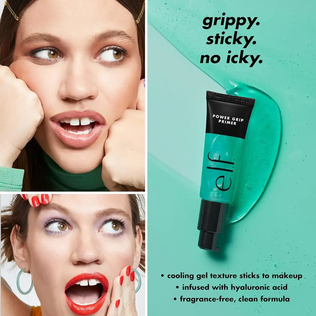 e.l.f. Power Grip Primer Mini 15ml (0.5 Fl Oz) | Vegan & Cruelty-Free Makeup Primer for All Skin Types - view 3