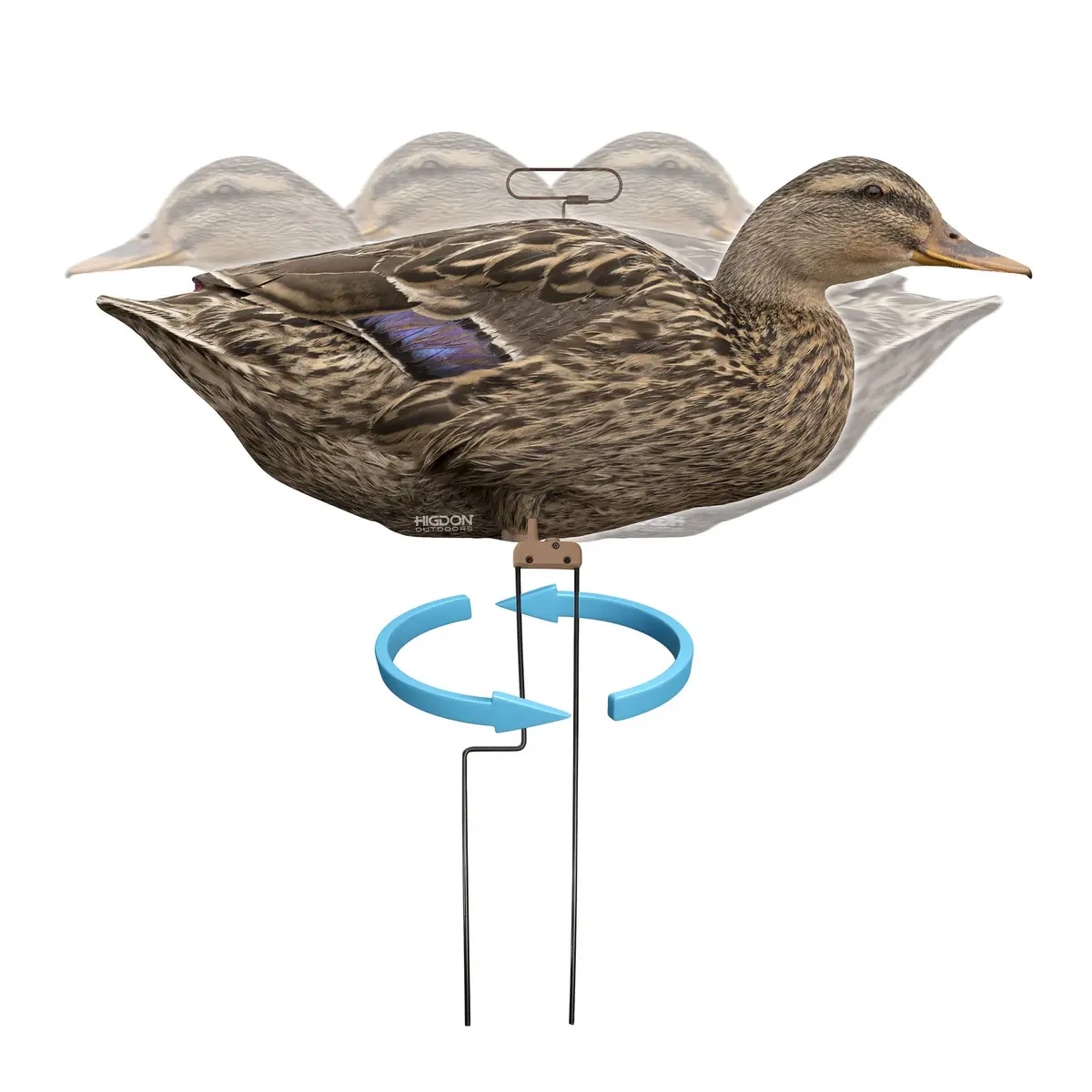 Higdon Outdoors Flats | Mallard Duck Silhouette Decoys for Waterfowl Hunting | Lightweight Weather Resistant 12 Pack - view 5