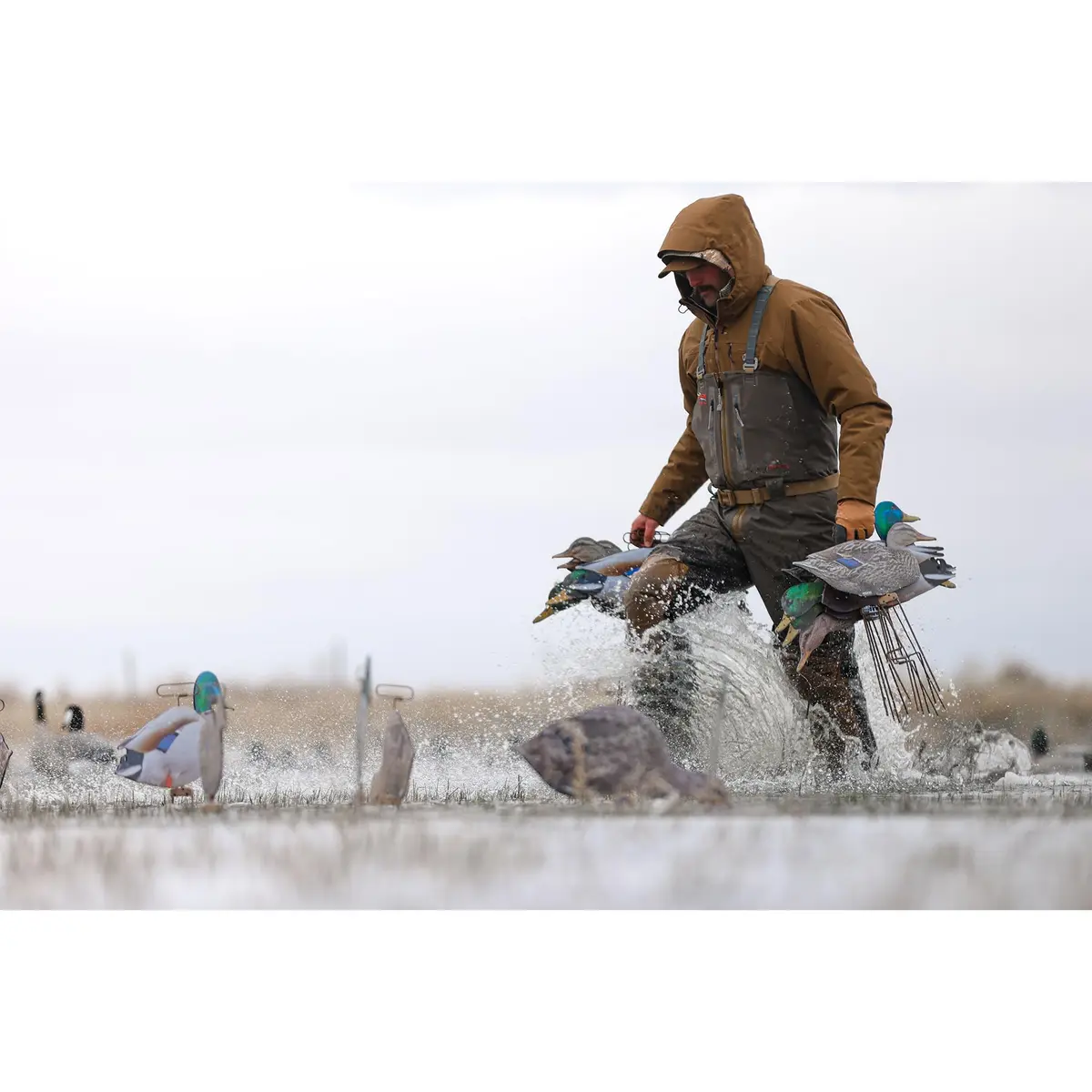 Higdon Outdoors Flats | Mallard Duck Silhouette Decoys for Waterfowl Hunting | Lightweight Weather Resistant 12 Pack - view 7