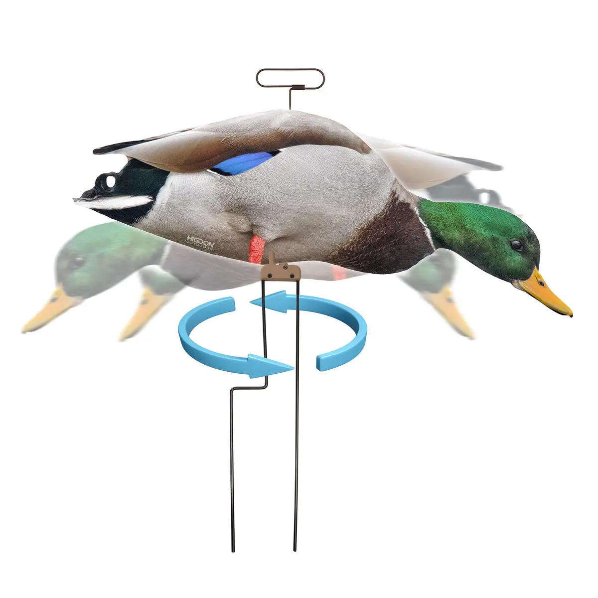 Higdon Outdoors Flats | Mallard Duck Silhouette Decoys for Waterfowl Hunting | Lightweight Weather Resistant 12 Pack - view 2