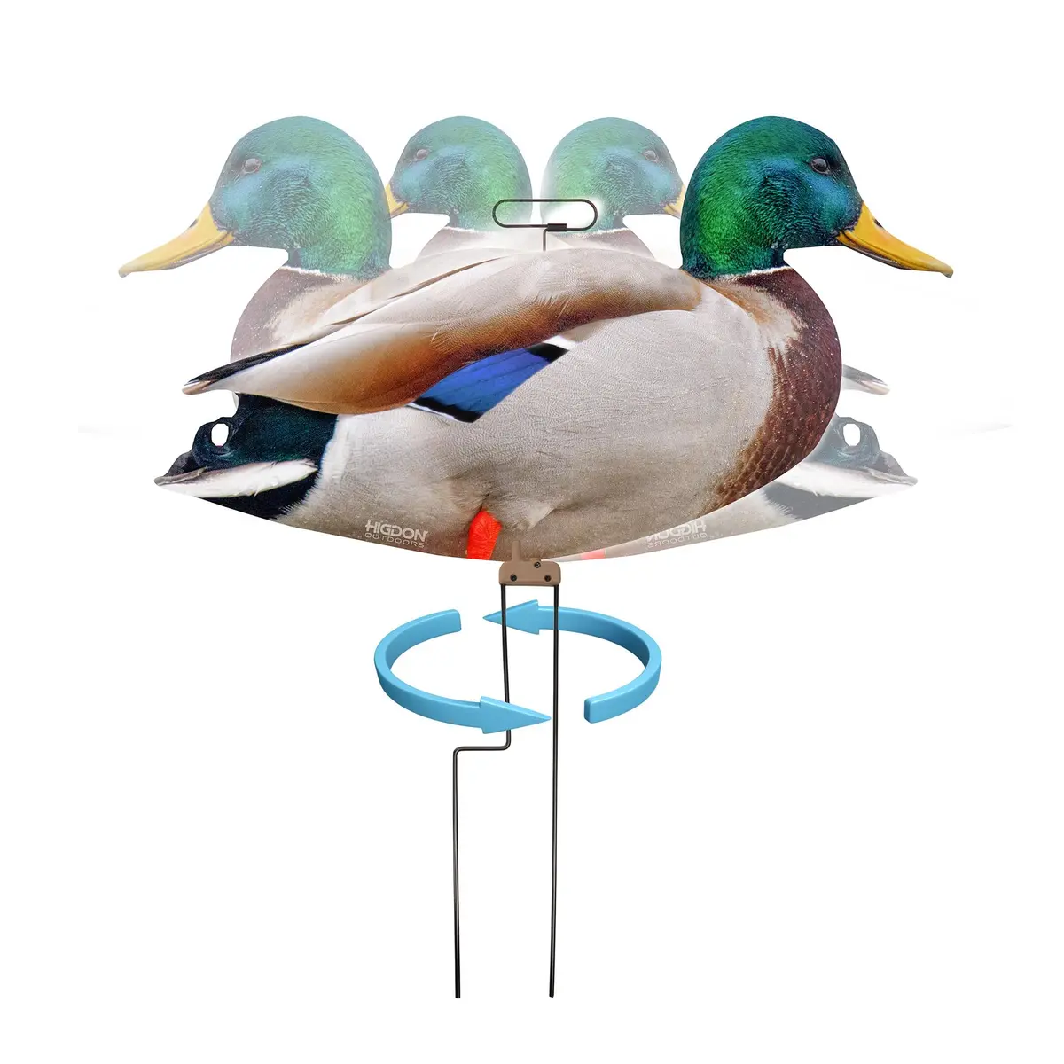 Higdon Outdoors Flats | Mallard Duck Silhouette Decoys for Waterfowl Hunting | Lightweight Weather Resistant 12 Pack - view 3